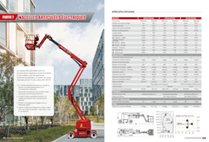 Nacele cu braț articulat pe roți LGMG  AR24JE