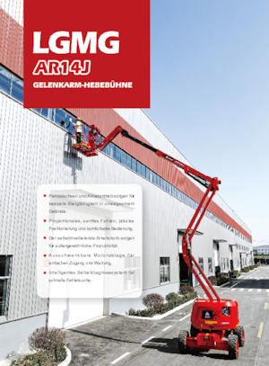 Nacele cu braț articulat pe roți LGMG  AR14J