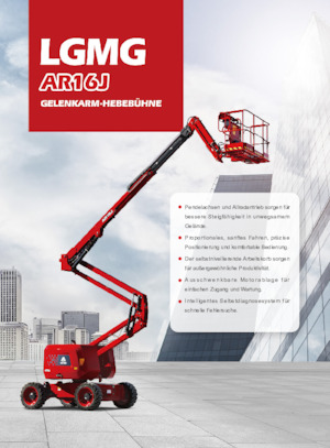 Nacele cu braț articulat pe roți LGMG  AR16J