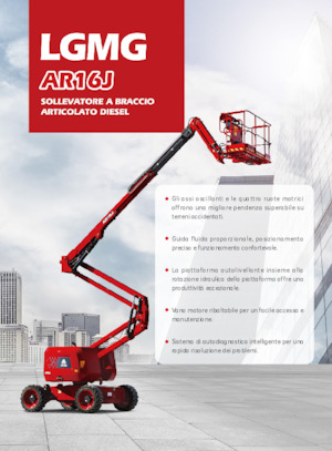 Nacele cu braț articulat pe roți LGMG  AR16J