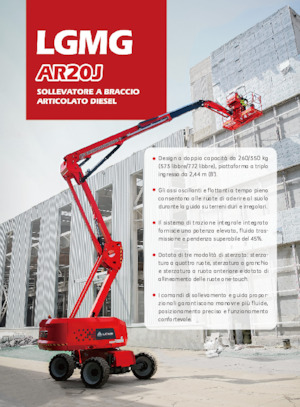 Nacele cu braț articulat pe roți LGMG  AR20J
