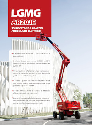 Nacele cu braț articulat pe roți LGMG  AR20JE