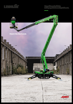 Nacele cu braț articulat pe roți Avant Tecno Leguan 225