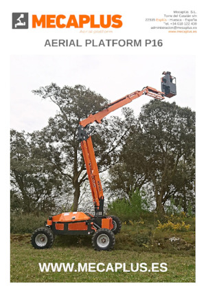 Nacele cu braț articulat pe roți Mecaplús P16