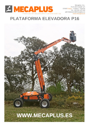 Nacele cu braț articulat pe roți Mecaplús P16