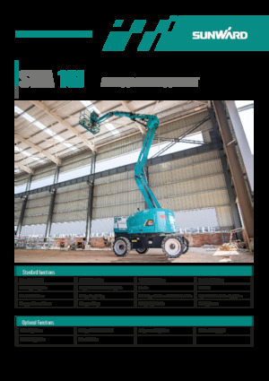 Nacele cu braț articulat pe roți Sunward SWA16J