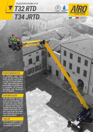 Nacele telescopice pe roți AIRO T32 RTD