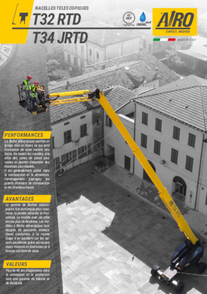 Nacele telescopice pe roți AIRO T32 RTD