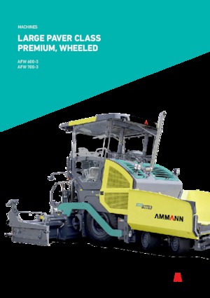 Finisoare de asfalt pe roți Ammann AFW 600-3