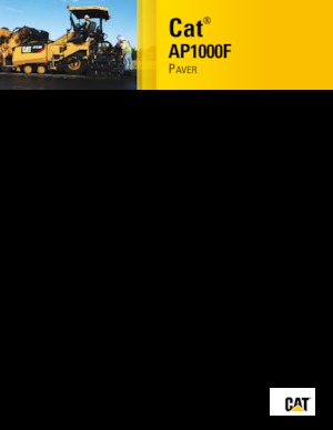 Finisoare de asfalt pe roți Caterpillar AP1000F