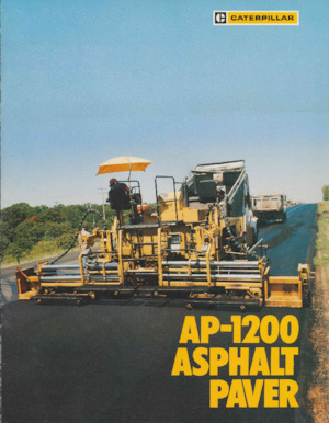 Finisoare de asfalt pe roți Caterpillar AP1200