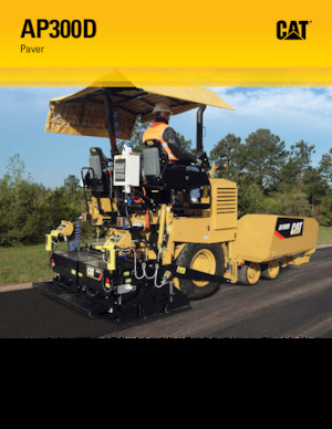 Finisoare de asfalt pe roți Caterpillar AP300D