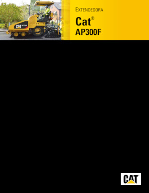 Finisoare de asfalt pe roți Caterpillar AP300F