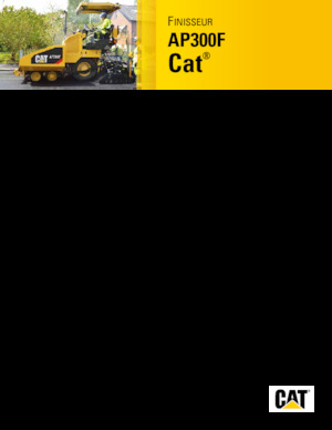 Finisoare de asfalt pe roți Caterpillar AP300F