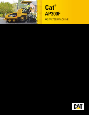 Finisoare de asfalt pe roți Caterpillar AP300F