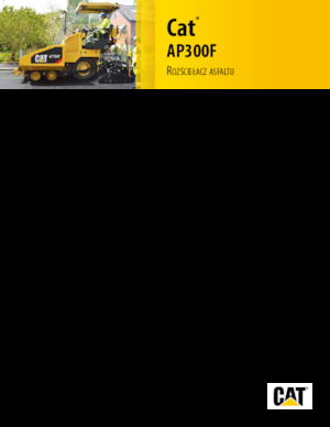 Finisoare de asfalt pe roți Caterpillar AP300F