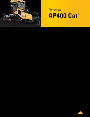 Finisoare de asfalt pe roți Caterpillar AP400