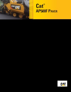 Finisoare de asfalt pe roți Caterpillar AP500F
