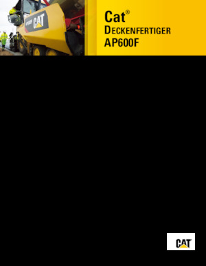 Finisoare de asfalt pe roți Caterpillar AP600F