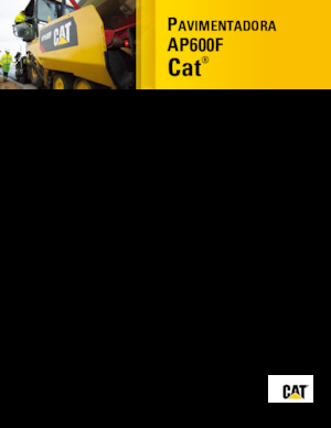 Finisoare de asfalt pe roți Caterpillar AP600F
