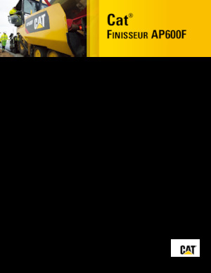 Finisoare de asfalt pe roți Caterpillar AP600F