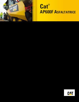 Finisoare de asfalt pe roți Caterpillar AP600F