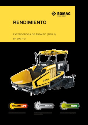 Finisoare de asfalt pe roți Bomag BF 600 P-2 S 500
