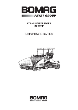 Finisoare de asfalt pe roți Bomag BF 600 P-HSE