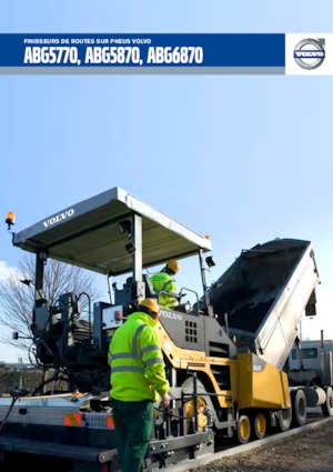 Finisoare de asfalt pe roți Volvo P6870C ABG