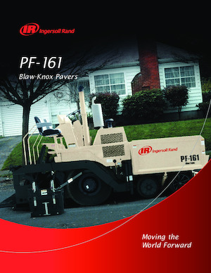 Finisoare de asfalt pe roți Blaw-Knox PF 161