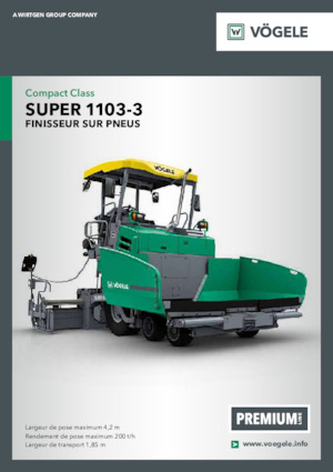 Finisoare de asfalt pe roți Vögele Super 1103-3