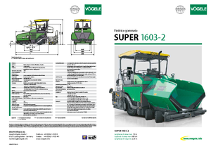 Finisoare de asfalt pe roți Vögele Super 1603-2