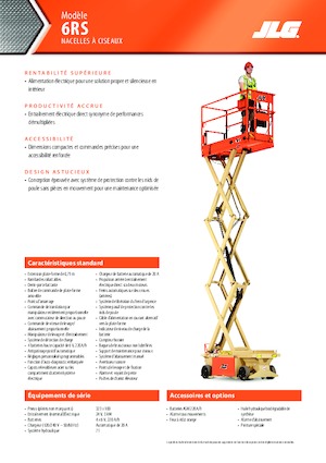 Platforme de ridicare de tip foarfecă pe roți JLG 6RS