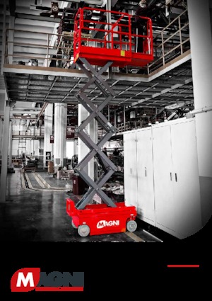 Platforme de ridicare de tip foarfecă pe roți MAGNI ES0607EP