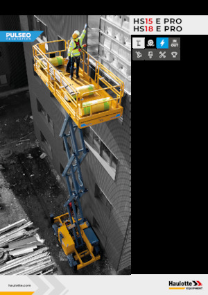 Platforme de ridicare de tip foarfecă pe roți Haulotte HS15E PRO