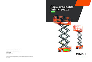 Platforme de ridicare de tip foarfecă pe roți Dingli JCPT0707DCM