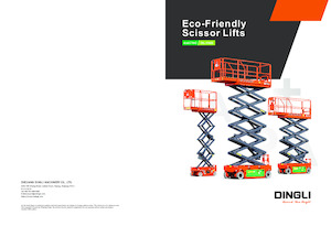 Platforme de ridicare de tip foarfecă pe roți Dingli JCPT0808PA