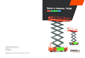 Platforme de ridicare de tip foarfecă pe roți Dingli JCPT1523MRT2