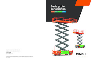 Platforme de ridicare de tip foarfecă pe roți Dingli JCPT1823RTB