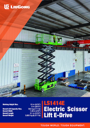 Platforme de ridicare de tip foarfecă pe roți Liugong LS1414E