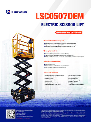 Platforme de ridicare de tip foarfecă pe roți Liugong LSC0507DEM