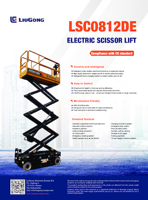 Platforme de ridicare de tip foarfecă pe roți Liugong LSC0812DE