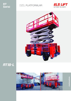 Platforme de ridicare de tip foarfecă pe roți ELS Lift RT 18-L