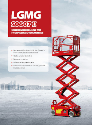 Platforme de ridicare de tip foarfecă pe roți LGMG  S0607II