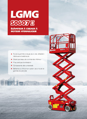 Platforme de ridicare de tip foarfecă pe roți LGMG  S0607II
