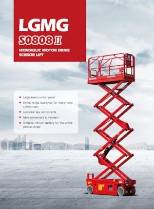 Platforme de ridicare de tip foarfecă pe roți LGMG  S0808II-Li