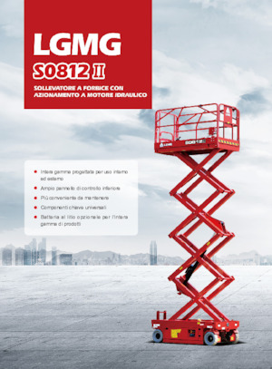 Platforme de ridicare de tip foarfecă pe roți LGMG  S0812II 