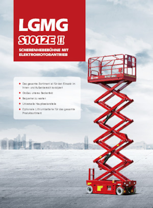 Platforme de ridicare de tip foarfecă pe roți LGMG  S1012EII-Li
