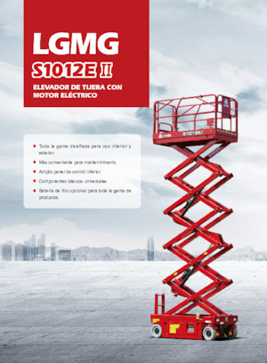 Platforme de ridicare de tip foarfecă pe roți LGMG  S1012EII-Li