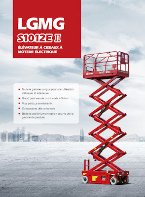 Platforme de ridicare de tip foarfecă pe roți LGMG  S1012EII-Li